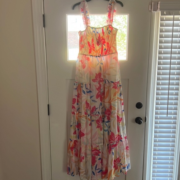 Perfectly Priscilla Dresses & Skirts - NWT Perfectly Priscilla Smocked Top Tiered Maxi Sundress